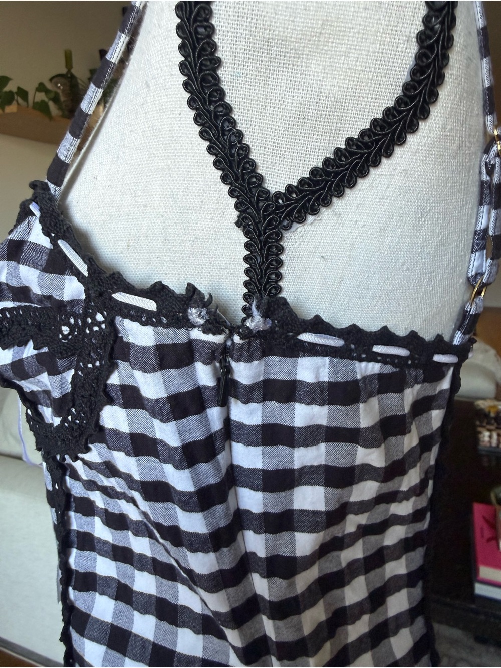 Vintage Betsey Johnson Gingham Dress - Picture 3 of 9